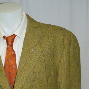 P&J Haggart Green Tweed Three Button Shooting Jacket 46